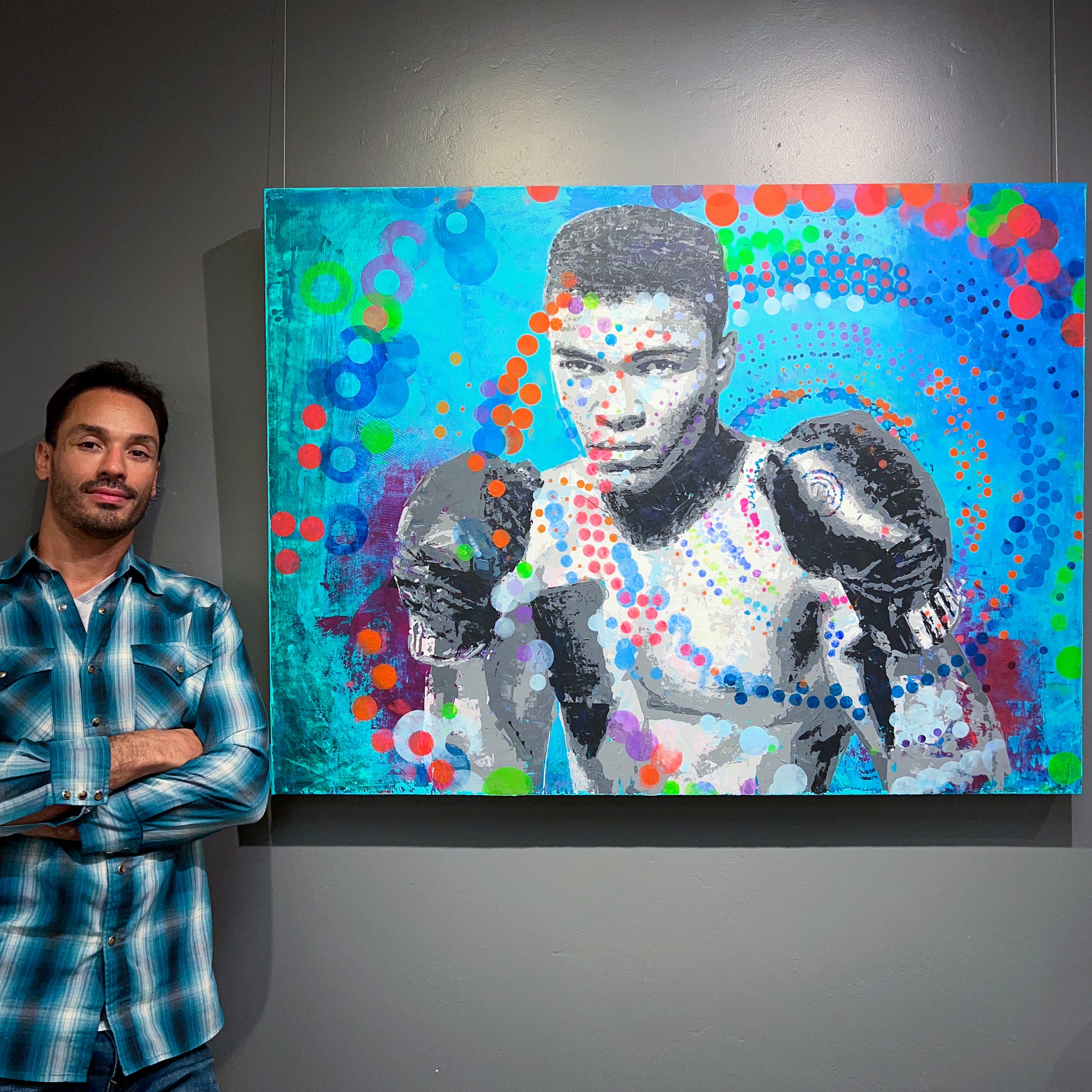 Muhammad Ali Boxing wall art martial arts fighting best ever large scale