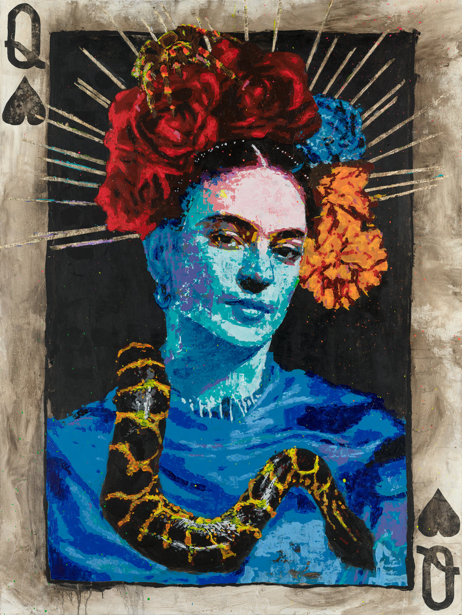 Frida Kahlo Large scale modern wall art by Brandon Jameson
